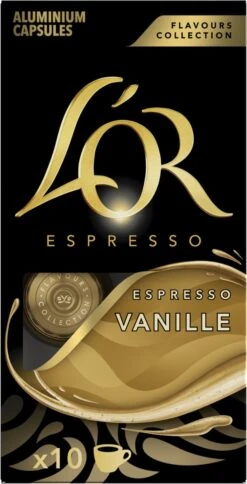 L'OR Espresso Vanille Koffiecups - 10 X 10 Capsules -Koffie Promotie Winkel 612x1200 2