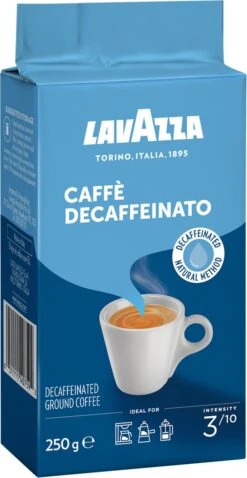 Lavazza Caffe Decaffeinato Filterkoffie - 250 Gram X8 -Koffie Promotie Winkel 620x1200 1