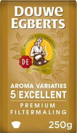 Douwe Egberts Excellent - Filterkoffie - 12 X 250 Gram -Koffie Promotie Winkel 699x1200 1