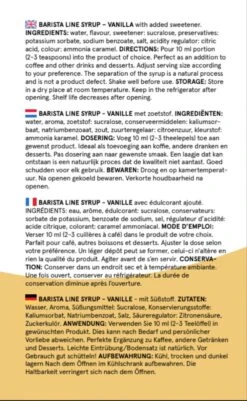 Fitcy | Koffiesiroop | Vanille | Barista Syrup | Zero | Vegan | Vetvrij | Suikervrij | Keto-vriendelijk | Koffie | Siroop | 1L -Koffie Promotie Winkel 739x1200 2