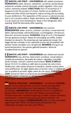 Fitcy | Koffiesiroop | Gingerbread | Barista Syrup | Zero | Vegan | Vetvrij | Suikervrij | Keto-vriendelijk | Koffie | Siroop | MET DOSEERPOMP | 1L -Koffie Promotie Winkel 752x1200