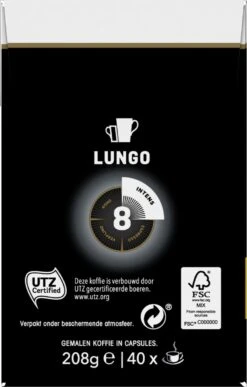 Douwe Egberts Lungo Intens (8) - 5 X 40 Koffiecups -Koffie Promotie Winkel 765x1200 2