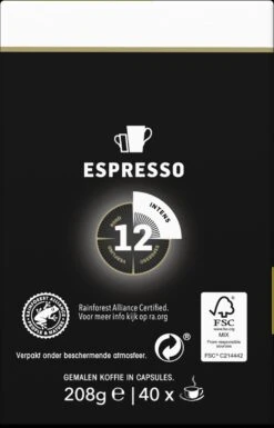 Douwe Egberts Espresso Ristretto Koffiecups (12) - 5 X 40 Koffiecups -Koffie Promotie Winkel 770x1200 1