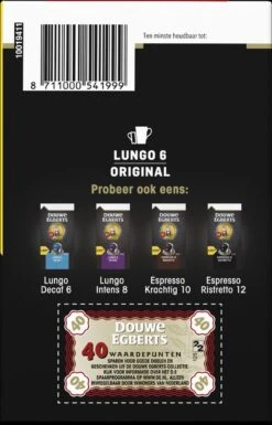 Douwe Egberts Lungo Original Koffiecups (6) - 5 X 40 Koffiecups -Koffie Promotie Winkel 770x1200 3
