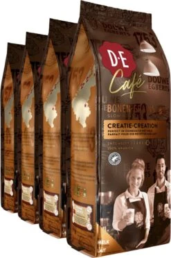 Douwe Egberts D.E Café Creatie Koffiebonen - 7/9 Intensiteit - 4 X 500 Gram -Koffie Promotie Winkel 796x1200