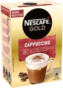 Nescafé Gold Cappuccino Oploskoffie - Ongezoet - 6 Doosjes à 10 Zakjes -Koffie Promotie Winkel 857x1200 3