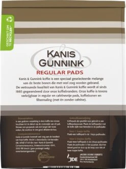 Kanis & Gunnink Regular Koffiepads - 10 X 36 Pads -Koffie Promotie Winkel 895x1200 1