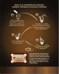 Douwe Egberts Espresso Sticks Oploskoffie - 6 X 25 Zakjes -Koffie Promotie Winkel 957x1200