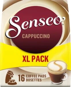 Senseo Cappuccino Koffiepads - 2/9 Intensiteit - 4 X 16 Pads - Voordeelverpakking -Koffie Promotie Winkel 981x1200 1