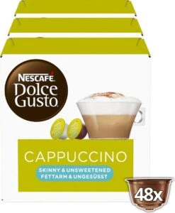 Nescafé Dolce Gusto Cappuccino Light Capsules - 48 Koffiecups -Koffie Promotie Winkel 987x1200 2